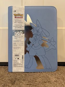 Pokemon - Lucario 9-Pocket PRO-Binder - $40