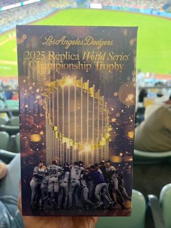 Dodgers 2025 Replica Trophy