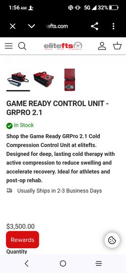 Game Ready GRPro 2.1 Cold Compression Control Unit