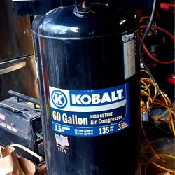 KOBALT 60 GALLON HIGH OUTPUT AIR COMPRESSOR 