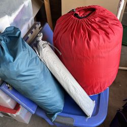 Camping Tent & Sleeping Bag