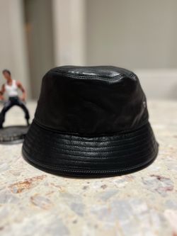 Coach Leather Bucket Hat NWT