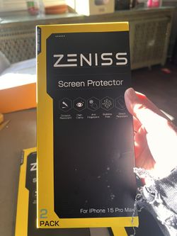 Zeniss screen protector - 15 pro max