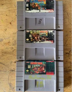 Donkey Kong Super Nintendo game