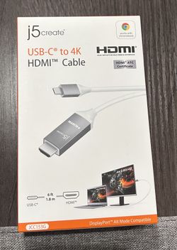 USB-C to 4K HDMI Cable