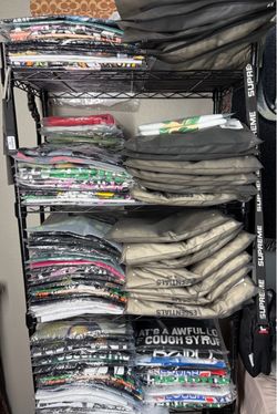 Awful Lot Of Cough Syrup/ALOCS, Asaali, Hellstar, Bape T-Shirts, Essential Shorts & Fragrances