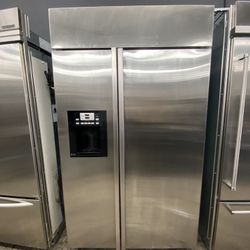 GE Profile Built In Side By Side 48” Fridge Ice And Water