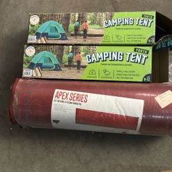 Camping Tents And Jets Stream Foam Pad