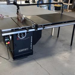 2024 Harvey Alpha HW110S-52P 10inch 4HP Cabinet Table Saw 52in Biesemeryer Master Rip Fence 1Ph 230v