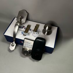 Kingforce Front Door Handle With Digital Deadbolt