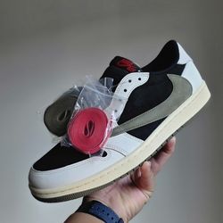 Travis Scott Jordan 1 Low OLIVE 