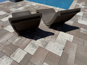 Floating pool chairs