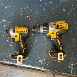 Dewalt Combo Set  3 Speed Impact And Roter Hemmed 