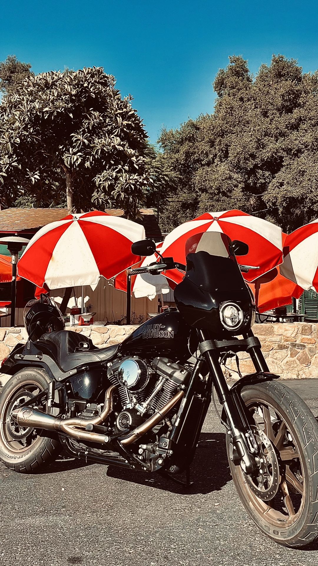 Harley Davidson Quarter Fairing with Denton Windshield
