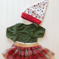 Baby girls 3-6M Holiday Christmas Outfit 3-6 Months 