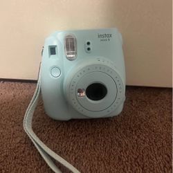 blue fujifilm instax mini 9