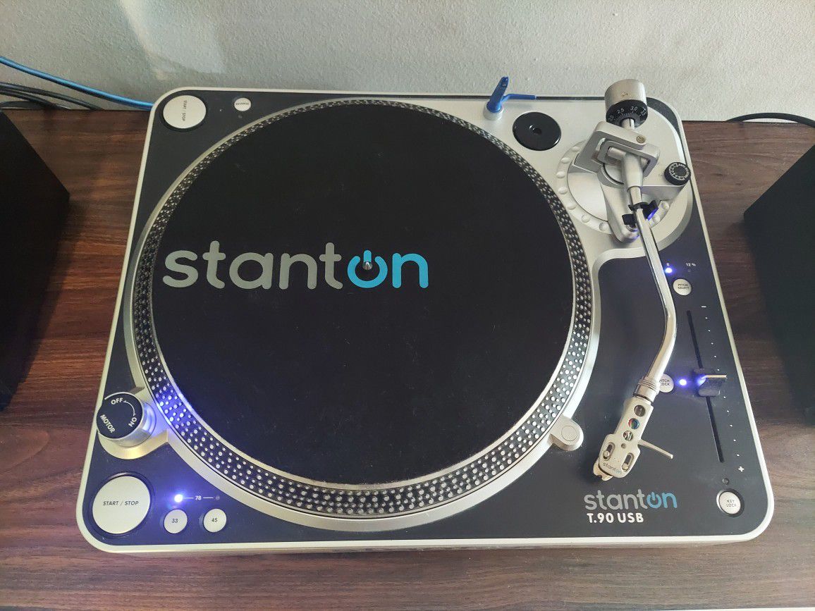 Stanton T.90 T90 USB Direct Drive Turntable DJ Record Player