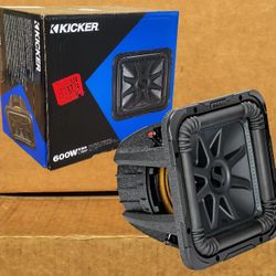 Kicker L7 Solo-Baric Bass Speaker 10" 1200 Watts L7S10 Subwoofer 2-Ohm 44L7S102 🚨 Payment Options Available 🚨 No Credit Needed 🚨