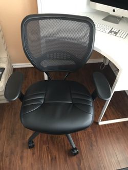 black office chair