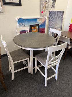 Counter height dining set