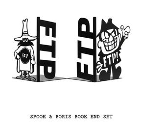 FTP Spook and Boris Book Ends. If you see it its still available