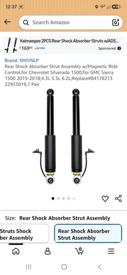 Chevy Silverado  rear shocks