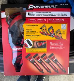 Power Built - Ratchet Tie Down Set - Pack of 4
