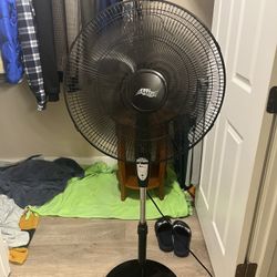 Perf Condition Black Cool Works 18” Oscillator Pedestal Fan With Timer