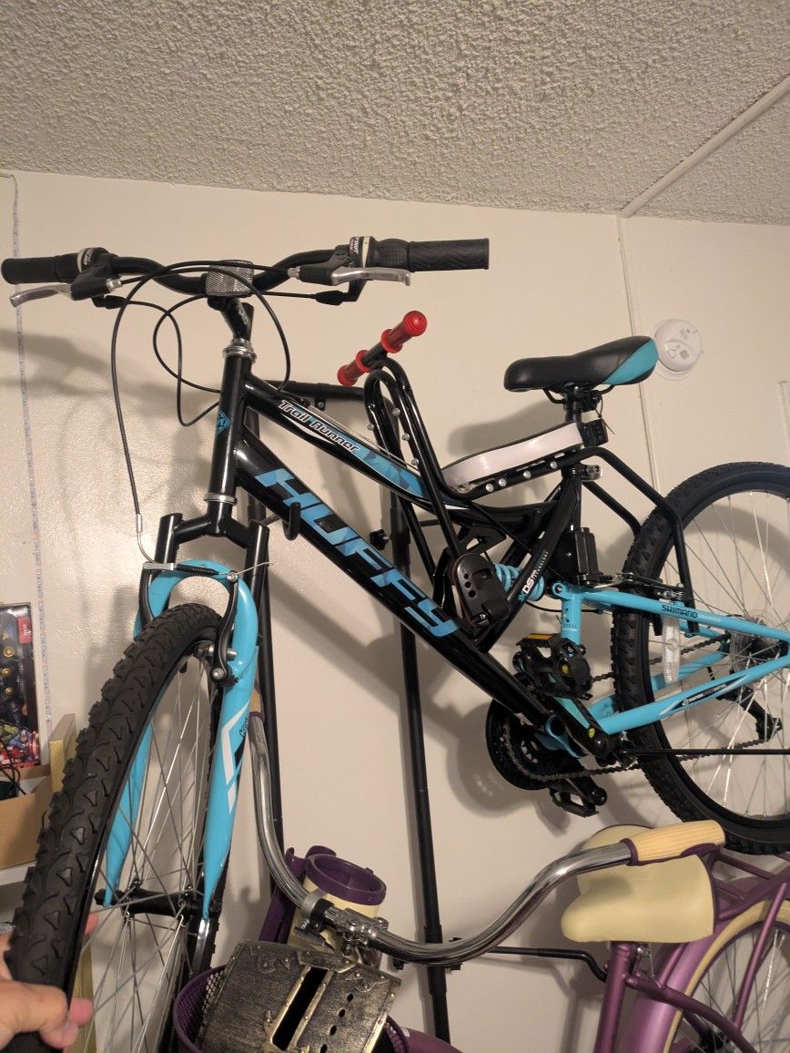 Huffy Full Suspension 26 Inch Bike Huffy 26 Trail Runner Full