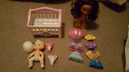 Snap on dolls from fisher price