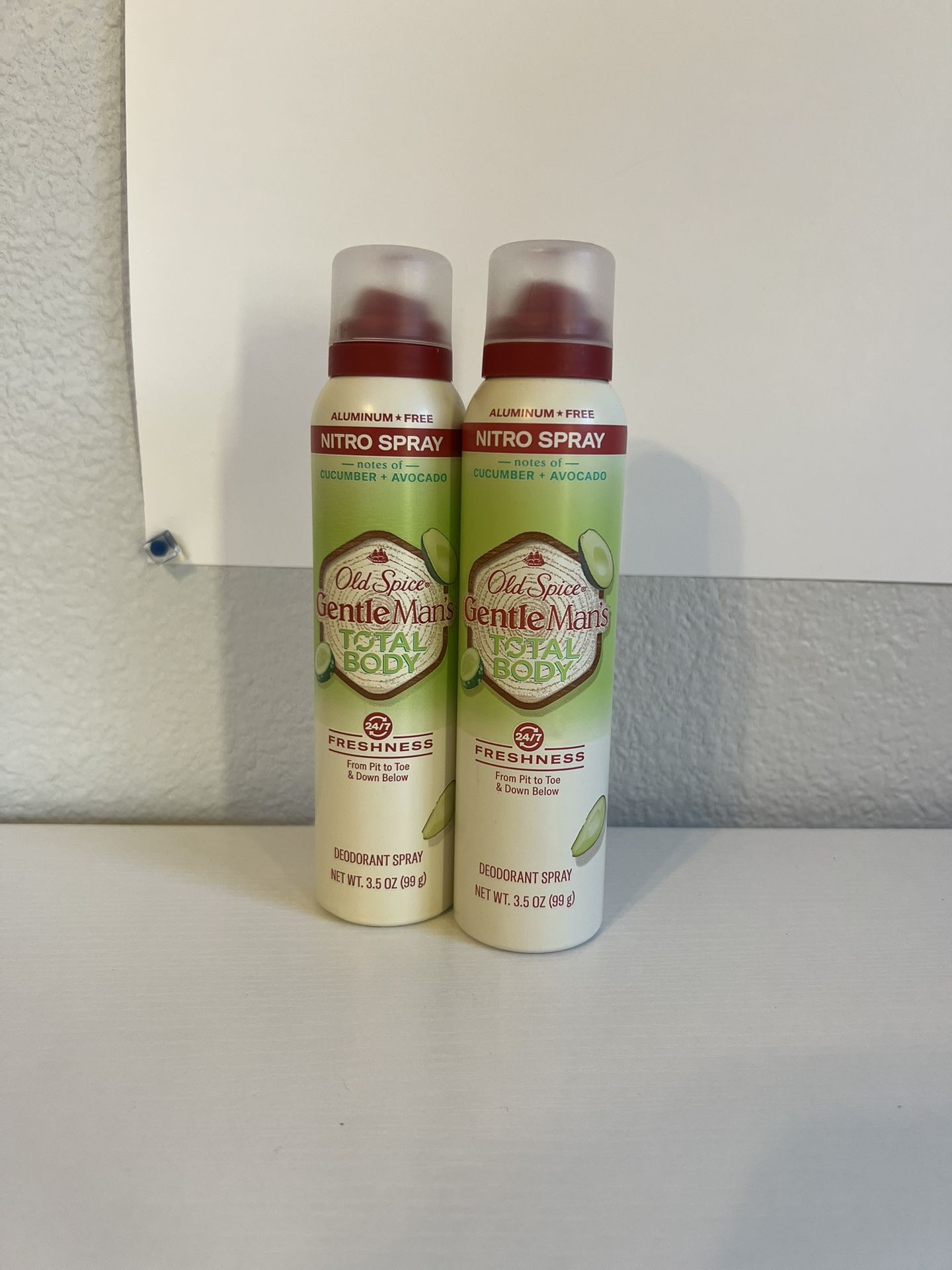 2 Old Spice Deodorant Spray