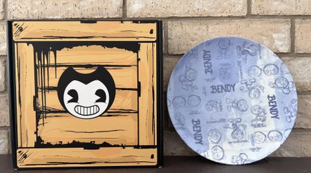 Bendy And The Ink Machine Concept 4pk Melamine Plates Brand New In Box