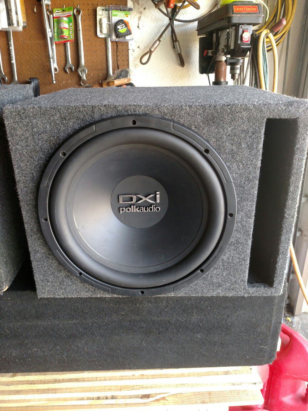 Polk audio DXI 12 sub in vented box