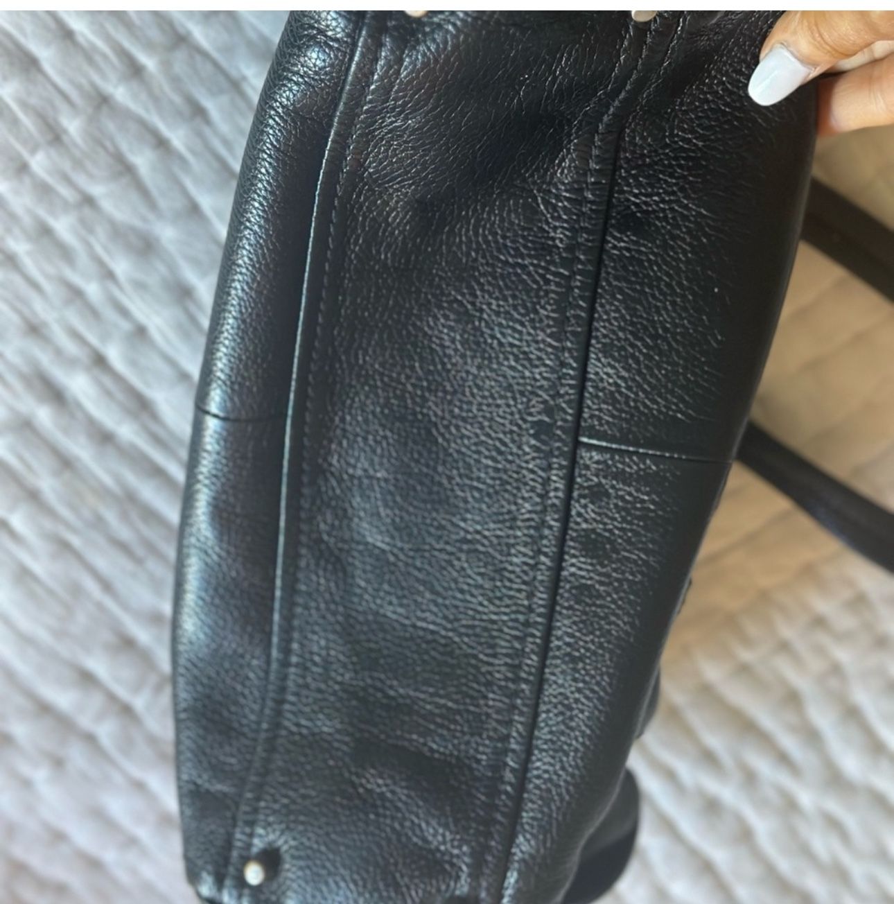 Black Lambskin Prada Purse