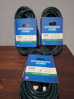 Electric extention cord, 40 ft....$10 each!