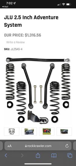 RockKrawler 2.5” Jeep Wrangler JL Lift