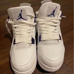 Air Jordan purple metallic 4