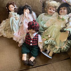 Antique Porcelain Dolls 