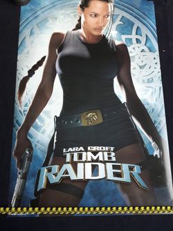 Tomb Raider Poster Vintage 2001