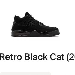 Air Jordan Black Cats 4 (PS)