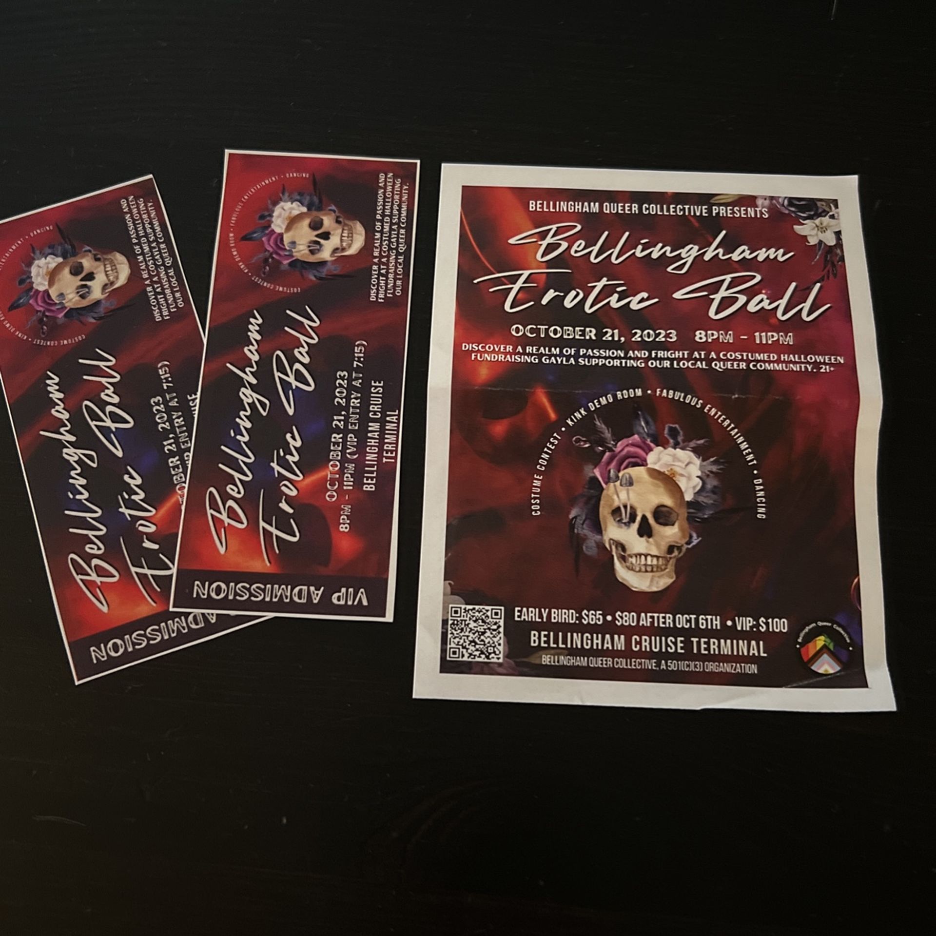 Two VIP Tickets To Bellingham Erotic Ball @ Bellingham Cruise Terminal, Oct 21
