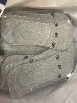 Pack Of Comfortable Gray no show Socks