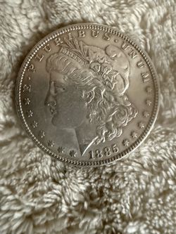 1885 Morgan Silver Dollar No Mint Mark coin