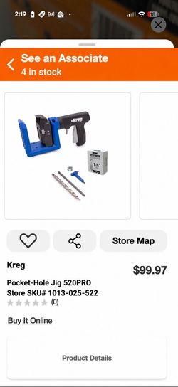 Kreg Pocket-Hole Jig 520PRO