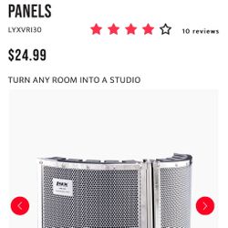 Lyx Pro VRI-30 Sound Absorber Panel 