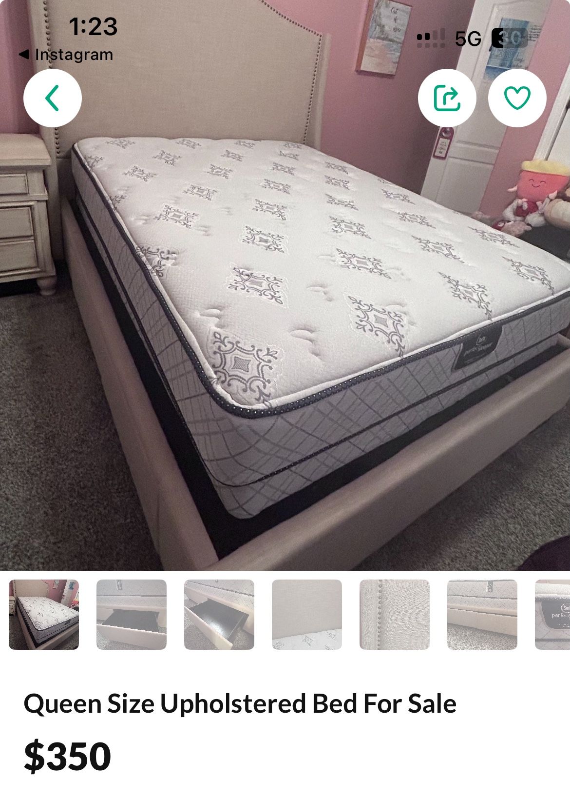 Bed / Mattress/ Box Spring For Sale!!