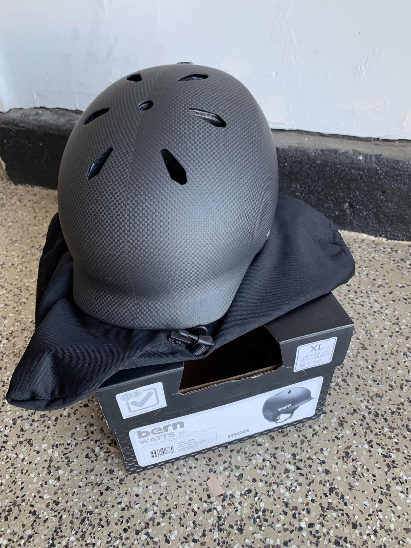 XL Bern Watts Carbon Fiber Helmet