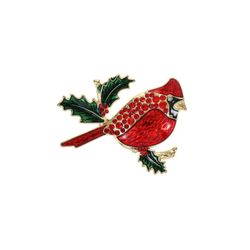 Holiday Cardinal Pin for Women NEW!!