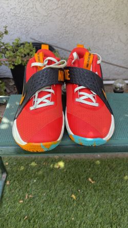 Nike Team Hustle D 12 GS Picante Red Kids Youth Basketball Shoes HF6279-601