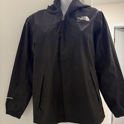 North face rain jacket big kids size large/12